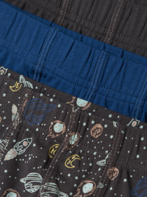 NAME IT 3-Pak Boksershorts Forged Iron